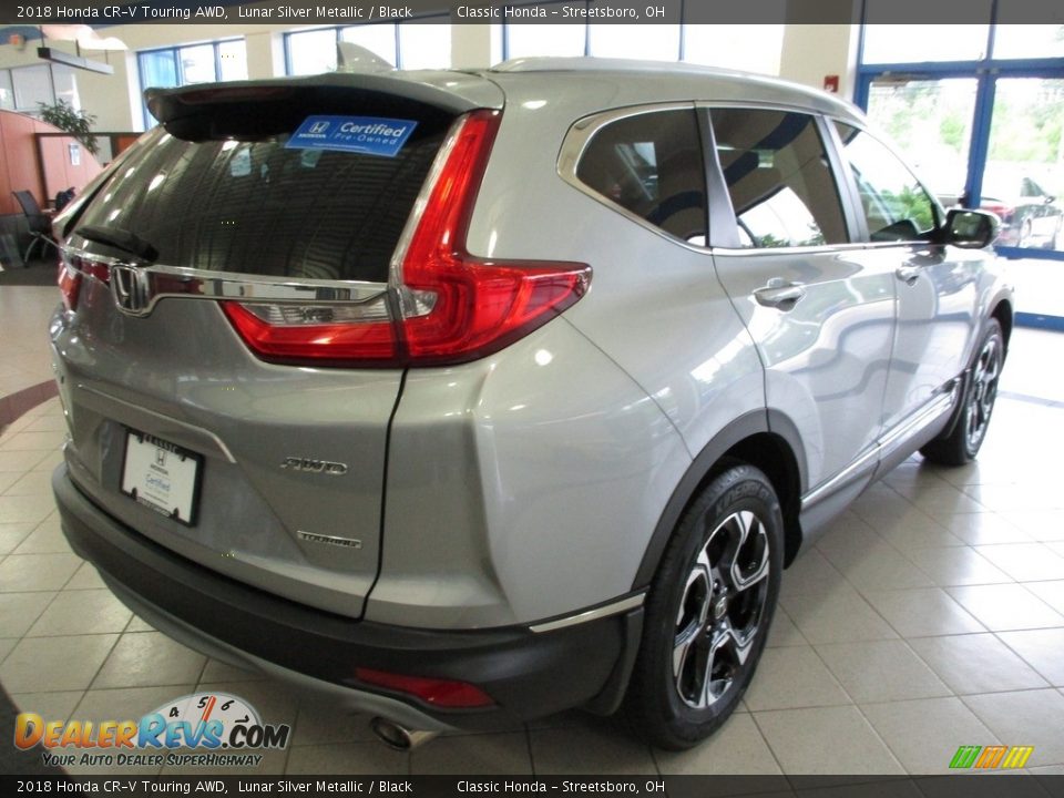 2018 Honda CR-V Touring AWD Lunar Silver Metallic / Black Photo #7