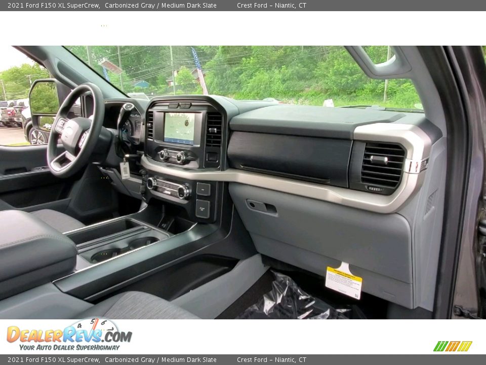 Dashboard of 2021 Ford F150 XL SuperCrew Photo #24