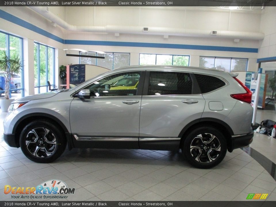 2018 Honda CR-V Touring AWD Lunar Silver Metallic / Black Photo #10
