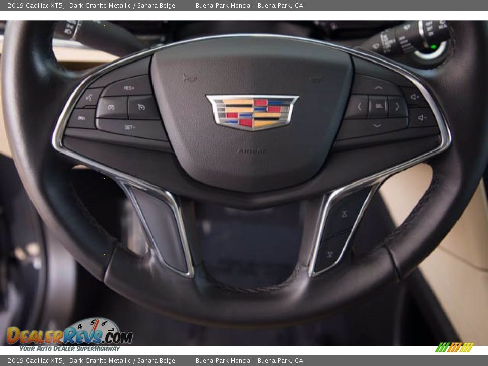 2019 Cadillac XT5 Dark Granite Metallic / Sahara Beige Photo #13