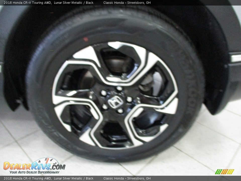 2018 Honda CR-V Touring AWD Lunar Silver Metallic / Black Photo #11