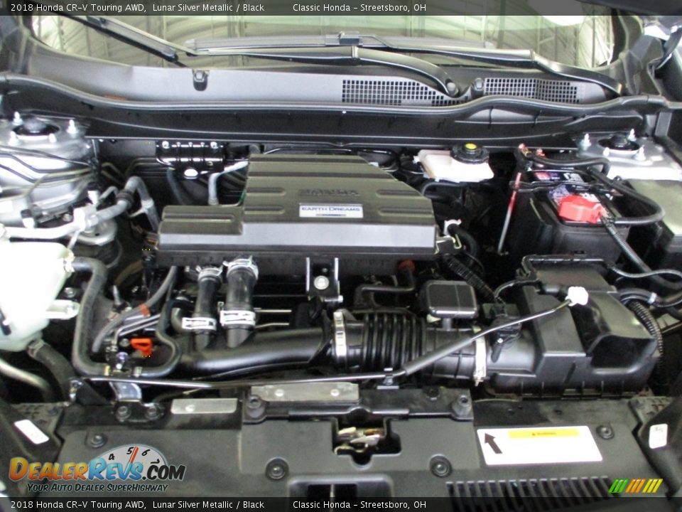 2018 Honda CR-V Touring AWD Lunar Silver Metallic / Black Photo #13
