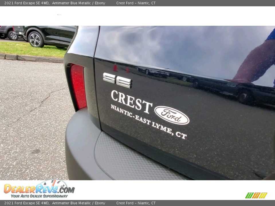 2021 Ford Escape SE 4WD Antimatter Blue Metallic / Ebony Photo #10