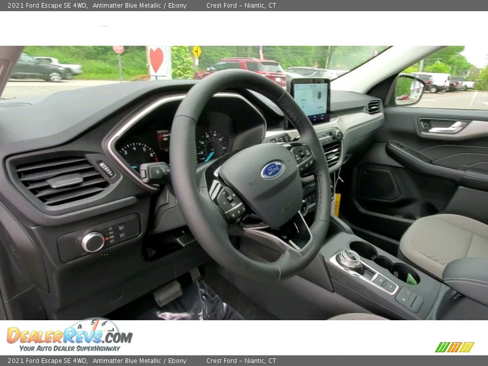 2021 Ford Escape SE 4WD Antimatter Blue Metallic / Ebony Photo #11