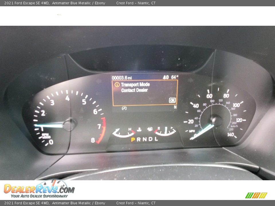 2021 Ford Escape SE 4WD Antimatter Blue Metallic / Ebony Photo #14