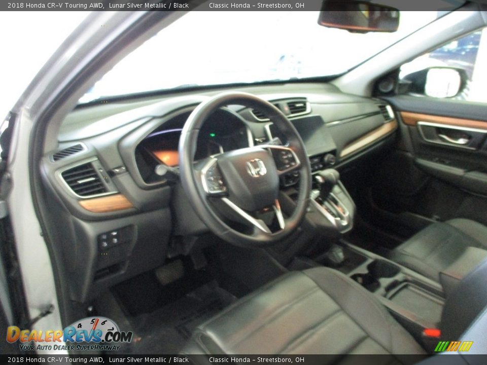 2018 Honda CR-V Touring AWD Lunar Silver Metallic / Black Photo #28