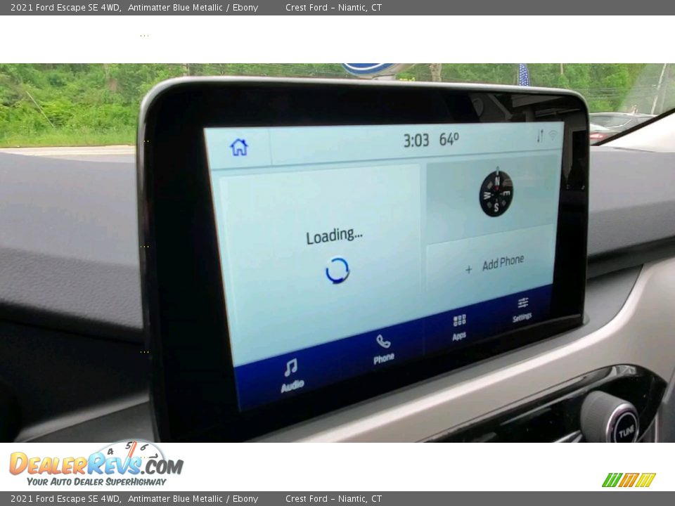 2021 Ford Escape SE 4WD Antimatter Blue Metallic / Ebony Photo #15