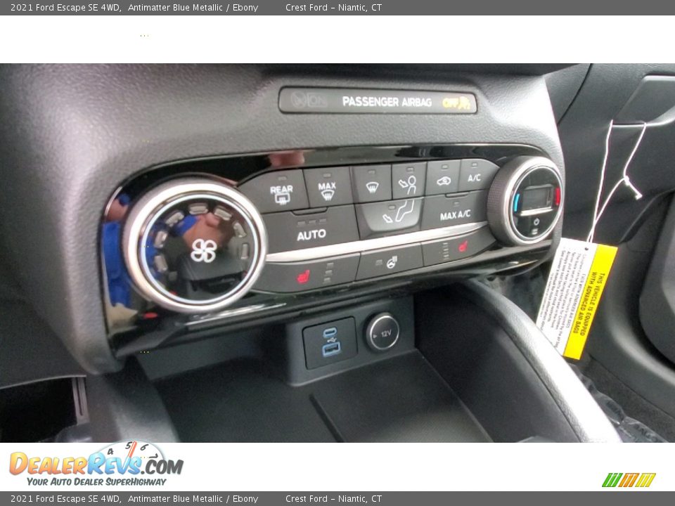 2021 Ford Escape SE 4WD Antimatter Blue Metallic / Ebony Photo #17