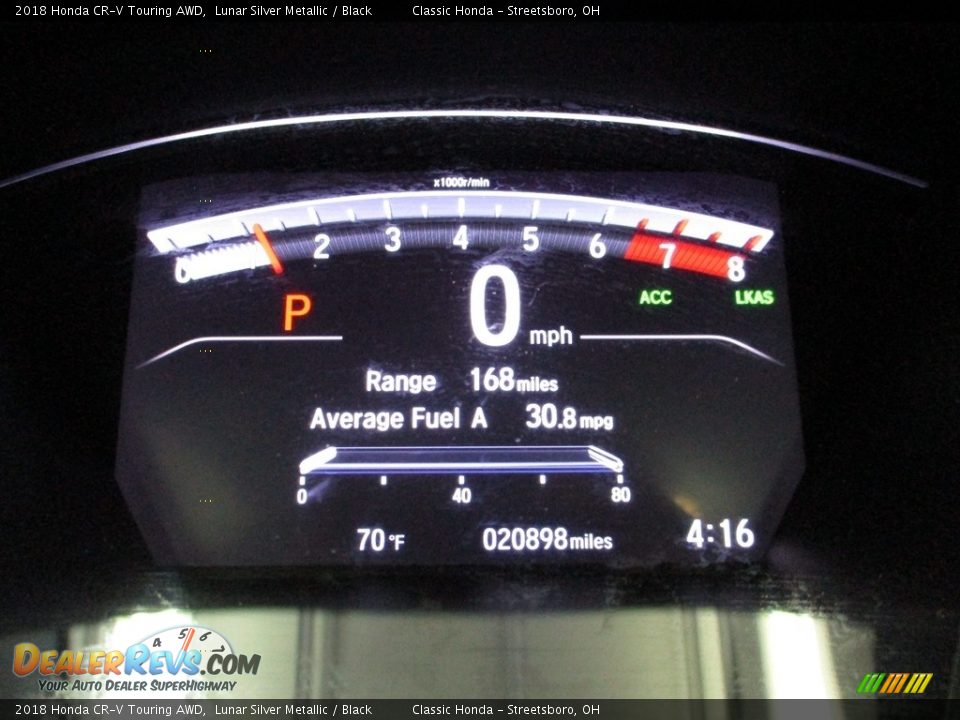 2018 Honda CR-V Touring AWD Lunar Silver Metallic / Black Photo #34