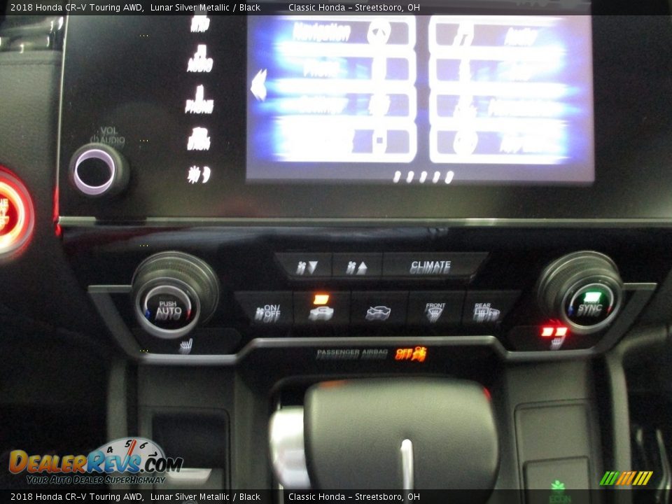 2018 Honda CR-V Touring AWD Lunar Silver Metallic / Black Photo #36