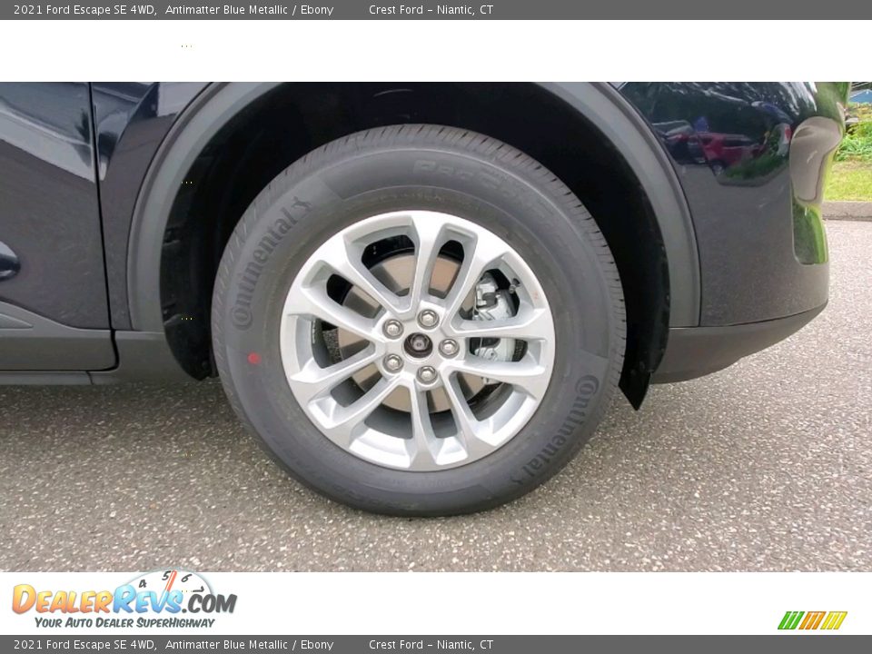 2021 Ford Escape SE 4WD Antimatter Blue Metallic / Ebony Photo #28