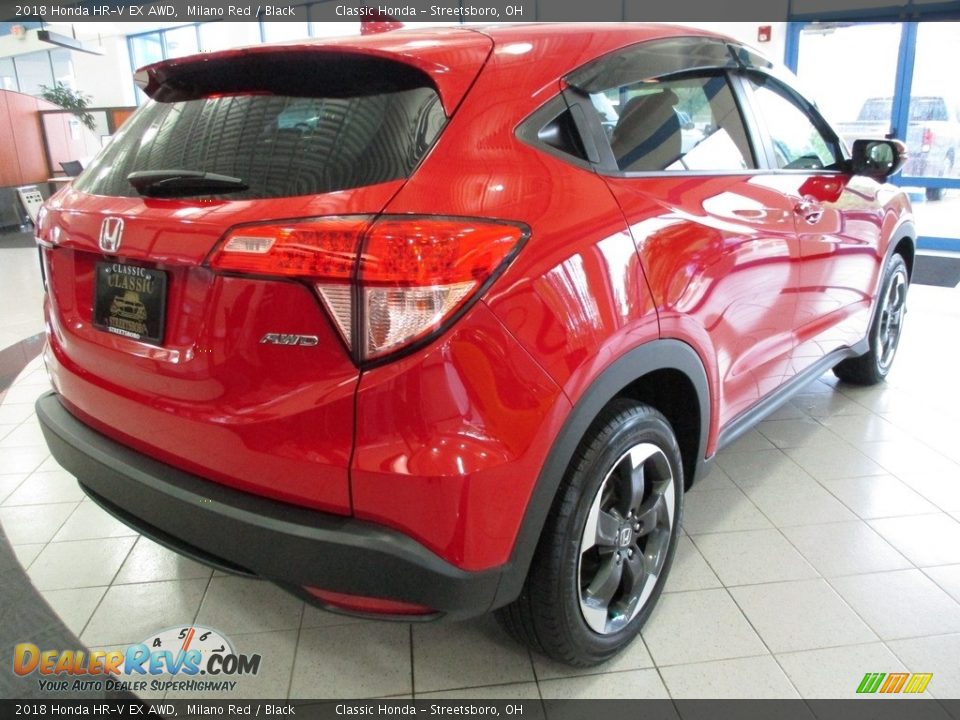 2018 Honda HR-V EX AWD Milano Red / Black Photo #5