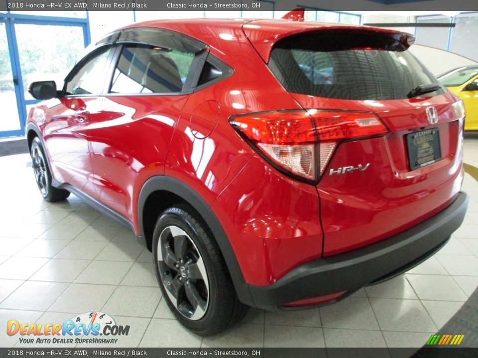 2018 Honda HR-V EX AWD Milano Red / Black Photo #7