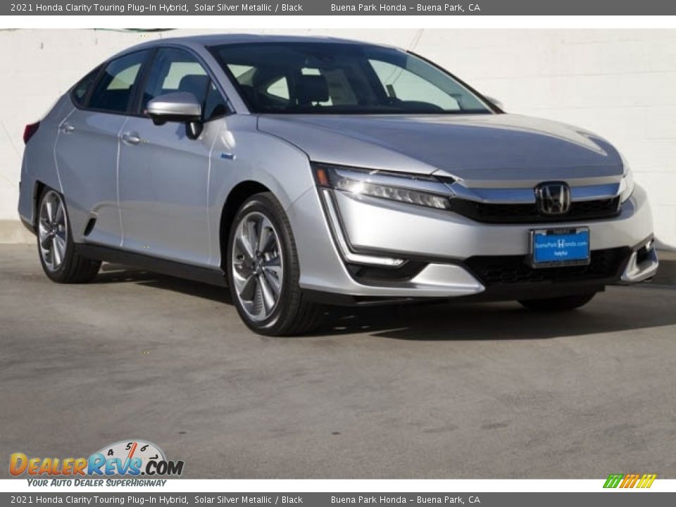 2021 Honda Clarity Touring Plug-In Hybrid Solar Silver Metallic / Black Photo #1