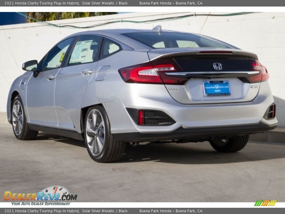 2021 Honda Clarity Touring Plug-In Hybrid Solar Silver Metallic / Black Photo #2