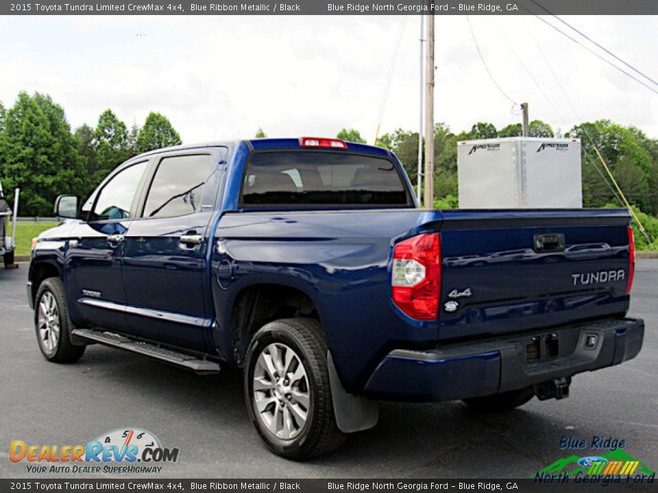 2015 Toyota Tundra Limited CrewMax 4x4 Blue Ribbon Metallic / Black Photo #3