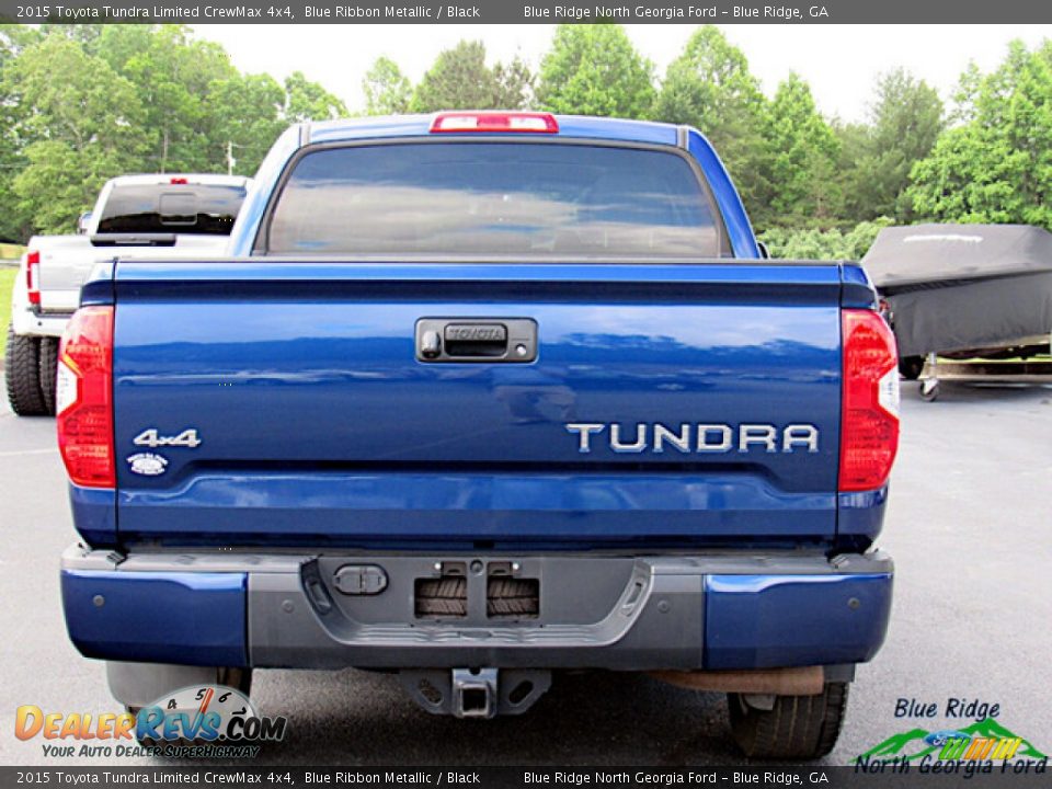 2015 Toyota Tundra Limited CrewMax 4x4 Blue Ribbon Metallic / Black Photo #4