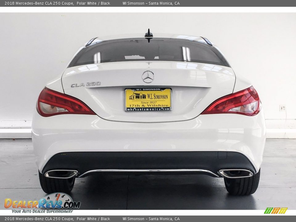 2018 Mercedes-Benz CLA 250 Coupe Polar White / Black Photo #4