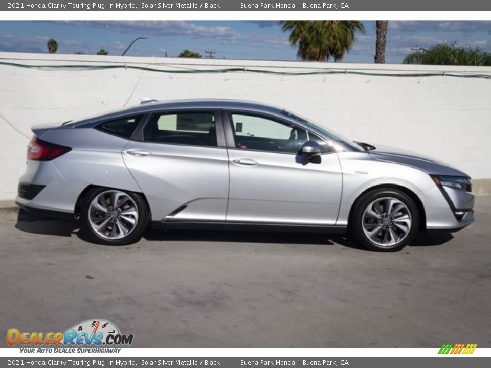 2021 Honda Clarity Touring Plug-In Hybrid Solar Silver Metallic / Black Photo #5