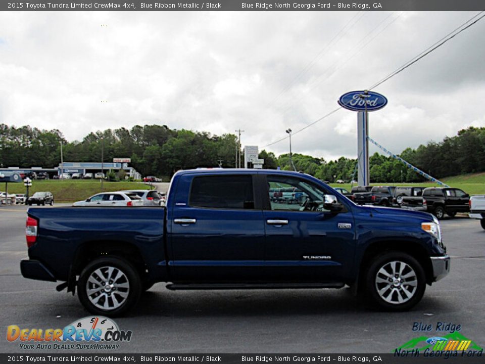 2015 Toyota Tundra Limited CrewMax 4x4 Blue Ribbon Metallic / Black Photo #6