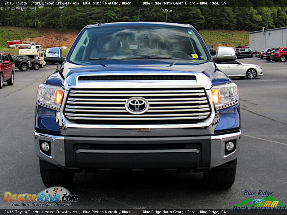 2015 Toyota Tundra Limited CrewMax 4x4 Blue Ribbon Metallic / Black Photo #8