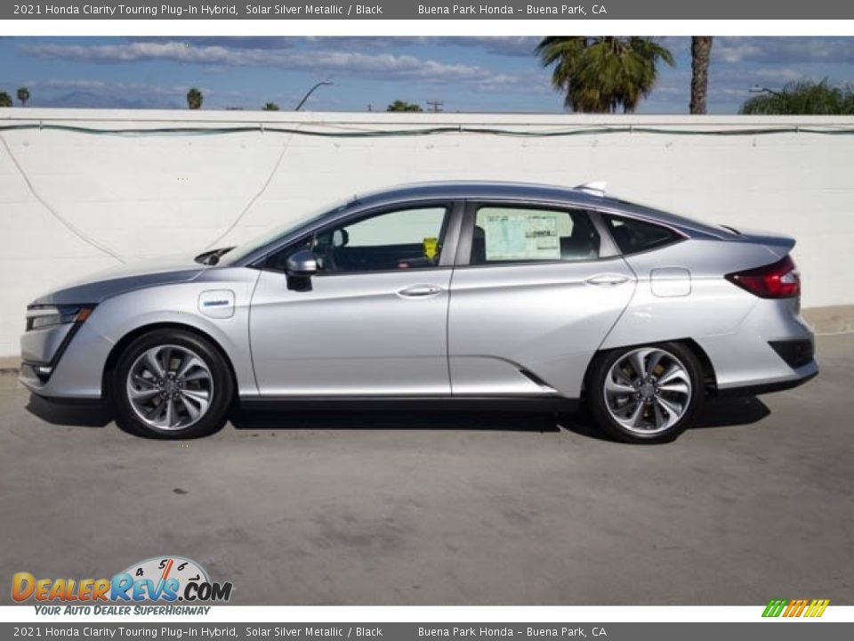 2021 Honda Clarity Touring Plug-In Hybrid Solar Silver Metallic / Black Photo #9