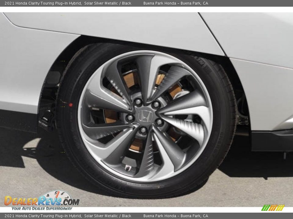 2021 Honda Clarity Touring Plug-In Hybrid Solar Silver Metallic / Black Photo #11