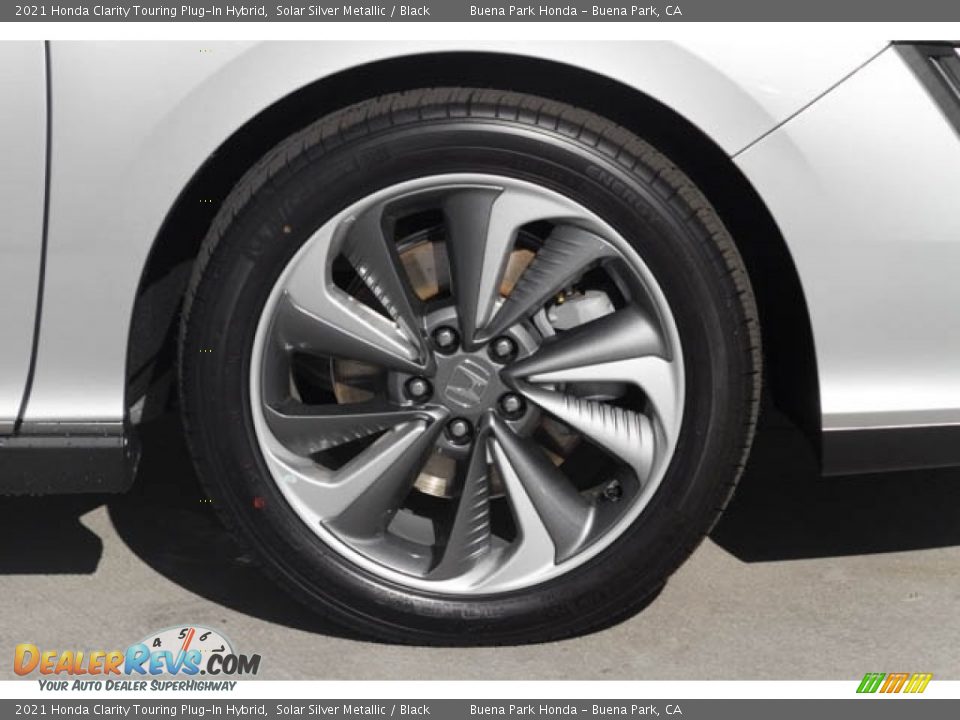 2021 Honda Clarity Touring Plug-In Hybrid Solar Silver Metallic / Black Photo #12
