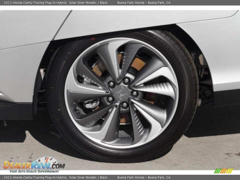 2021 Honda Clarity Touring Plug-In Hybrid Solar Silver Metallic / Black Photo #14