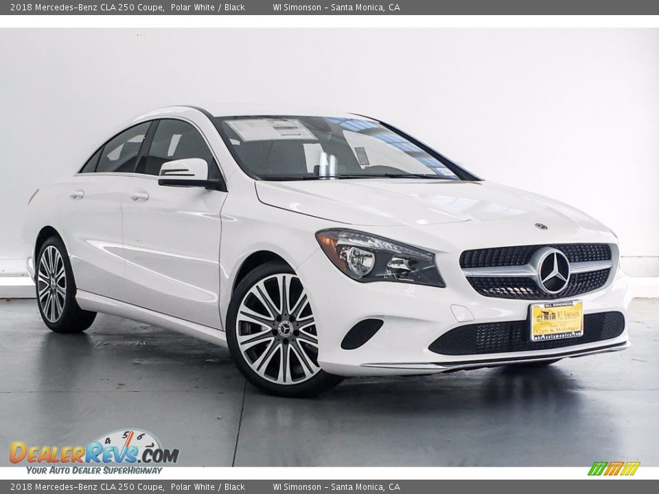 2018 Mercedes-Benz CLA 250 Coupe Polar White / Black Photo #12