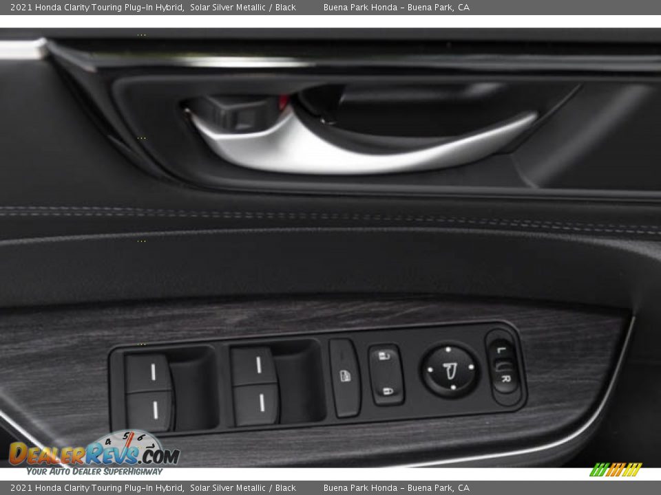 2021 Honda Clarity Touring Plug-In Hybrid Solar Silver Metallic / Black Photo #16