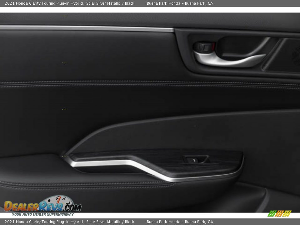 2021 Honda Clarity Touring Plug-In Hybrid Solar Silver Metallic / Black Photo #17