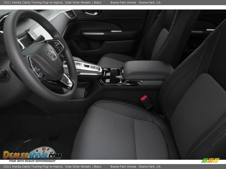 2021 Honda Clarity Touring Plug-In Hybrid Solar Silver Metallic / Black Photo #20