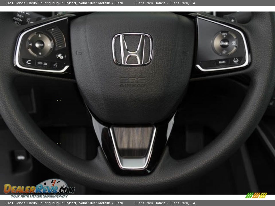 2021 Honda Clarity Touring Plug-In Hybrid Solar Silver Metallic / Black Photo #21
