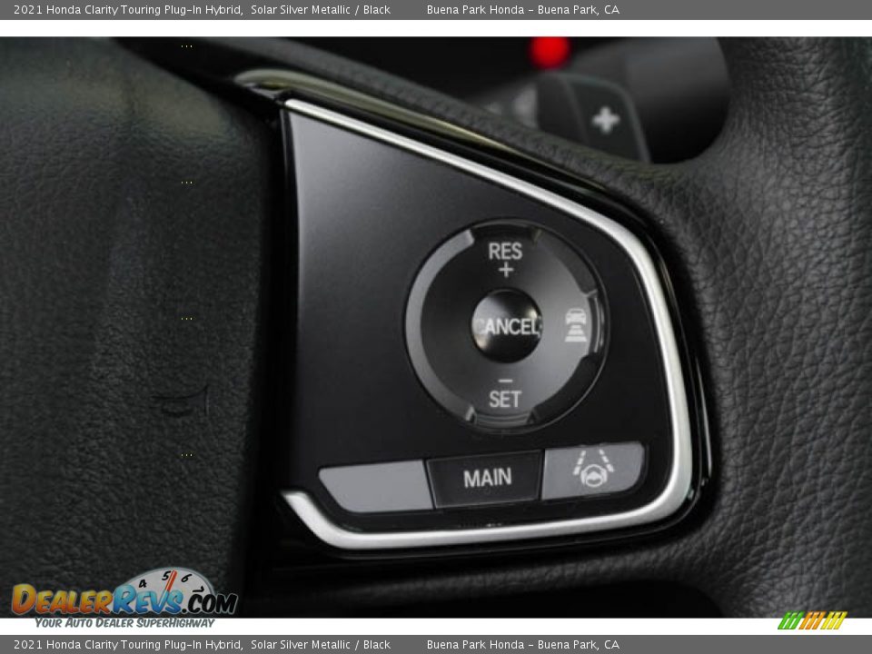 2021 Honda Clarity Touring Plug-In Hybrid Solar Silver Metallic / Black Photo #23