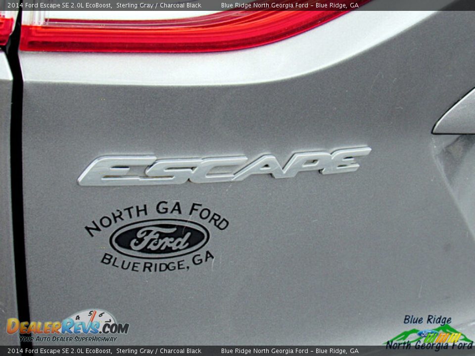 2014 Ford Escape SE 2.0L EcoBoost Sterling Gray / Charcoal Black Photo #28