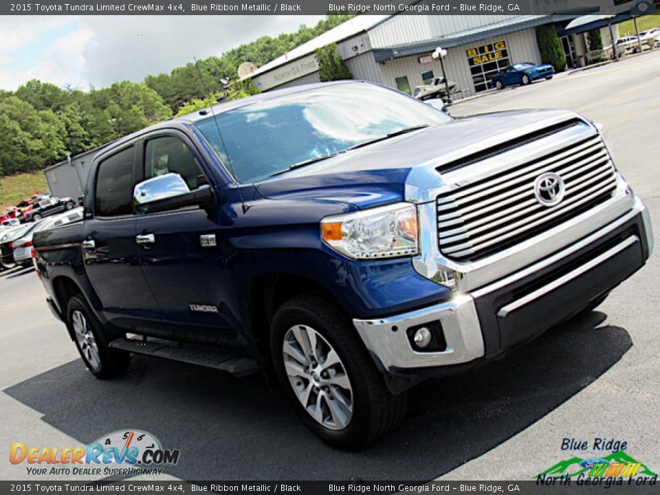 2015 Toyota Tundra Limited CrewMax 4x4 Blue Ribbon Metallic / Black Photo #28