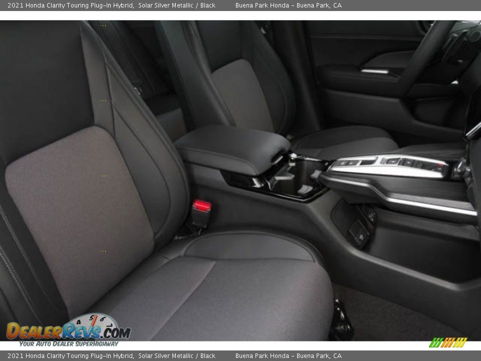 2021 Honda Clarity Touring Plug-In Hybrid Solar Silver Metallic / Black Photo #34