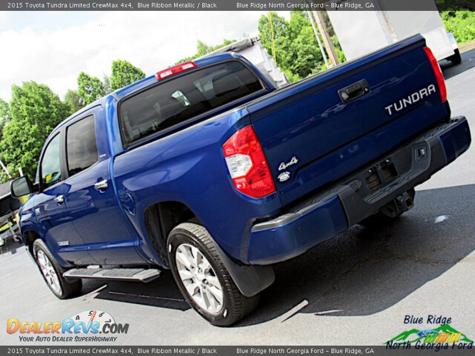 2015 Toyota Tundra Limited CrewMax 4x4 Blue Ribbon Metallic / Black Photo #30