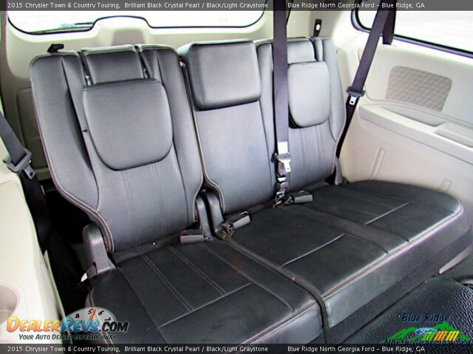 2015 Chrysler Town & Country Touring Brilliant Black Crystal Pearl / Black/Light Graystone Photo #14