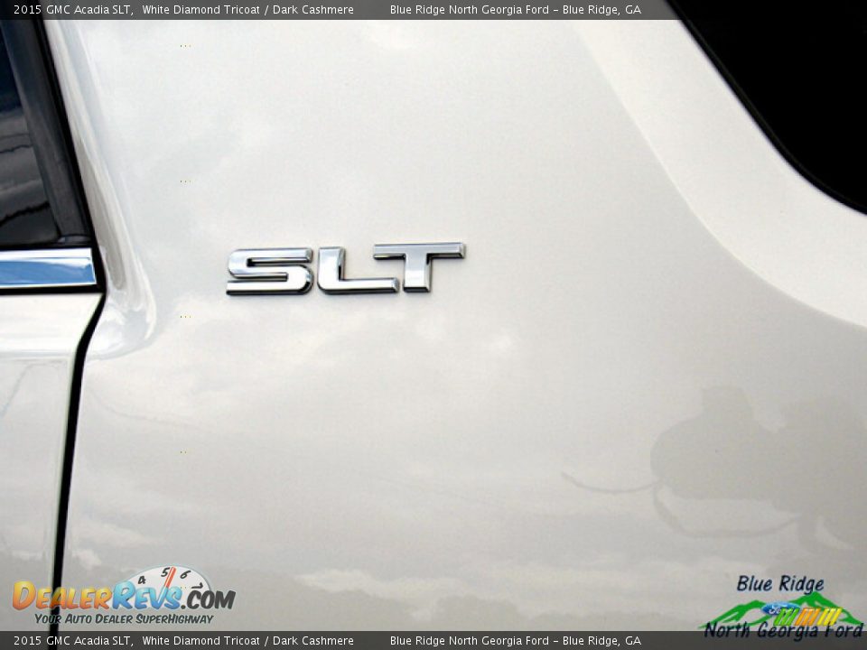 2015 GMC Acadia SLT White Diamond Tricoat / Dark Cashmere Photo #32