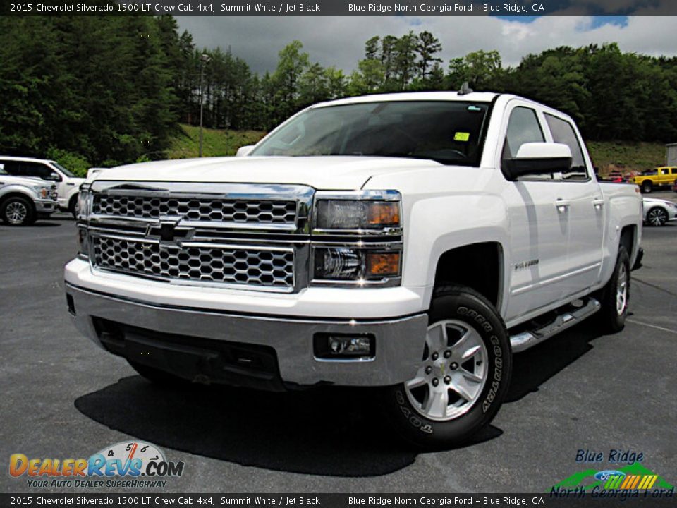 2015 Chevrolet Silverado 1500 LT Crew Cab 4x4 Summit White / Jet Black Photo #1