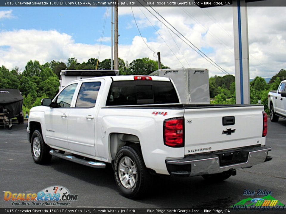 2015 Chevrolet Silverado 1500 LT Crew Cab 4x4 Summit White / Jet Black Photo #3