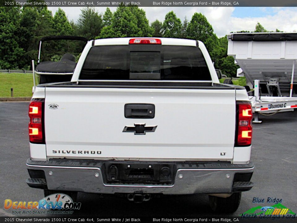 2015 Chevrolet Silverado 1500 LT Crew Cab 4x4 Summit White / Jet Black Photo #4