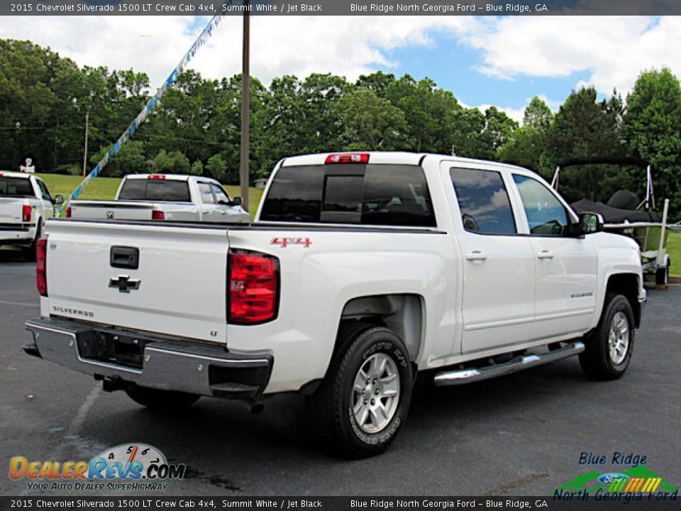 2015 Chevrolet Silverado 1500 LT Crew Cab 4x4 Summit White / Jet Black Photo #5