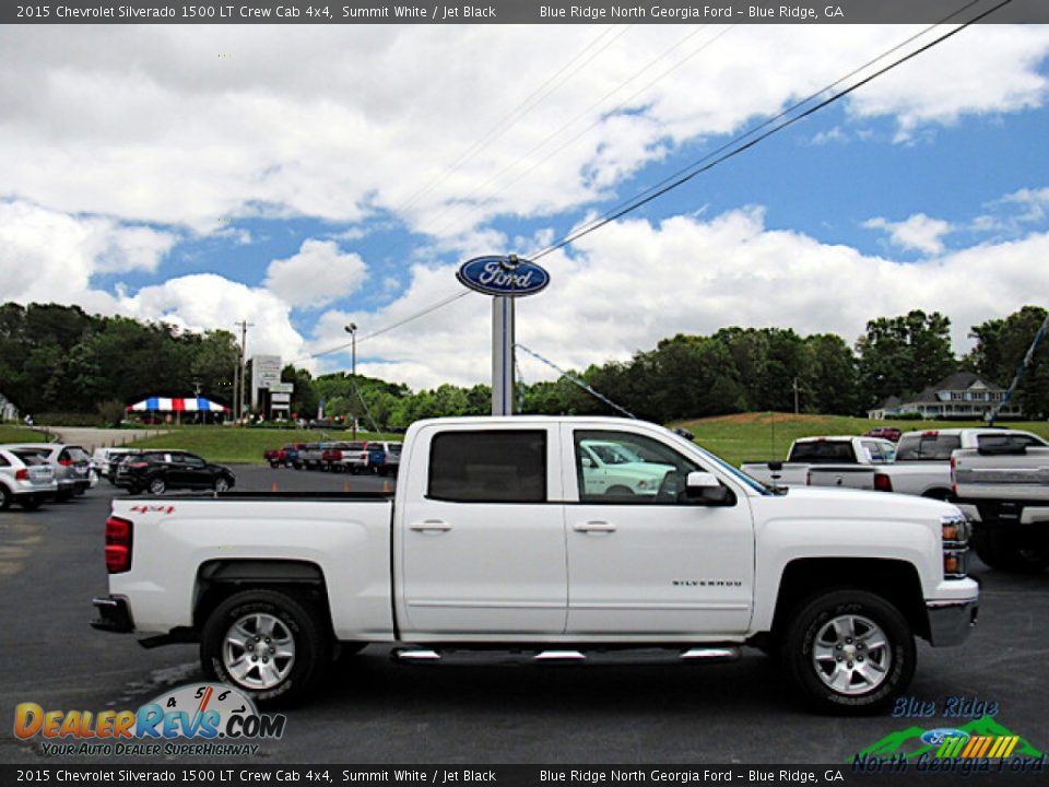 2015 Chevrolet Silverado 1500 LT Crew Cab 4x4 Summit White / Jet Black Photo #6