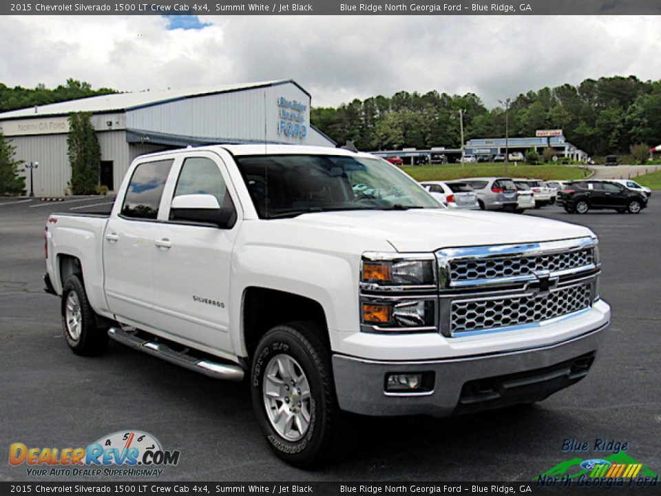 2015 Chevrolet Silverado 1500 LT Crew Cab 4x4 Summit White / Jet Black Photo #7