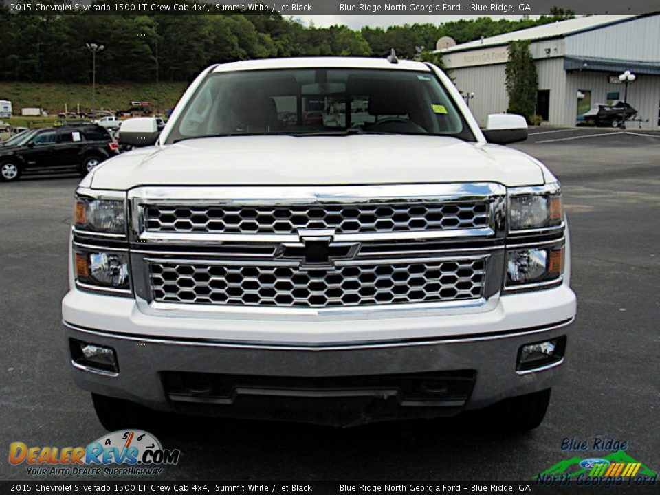 2015 Chevrolet Silverado 1500 LT Crew Cab 4x4 Summit White / Jet Black Photo #8