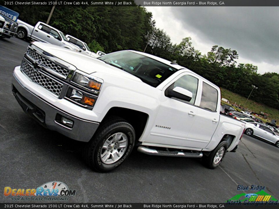 2015 Chevrolet Silverado 1500 LT Crew Cab 4x4 Summit White / Jet Black Photo #25