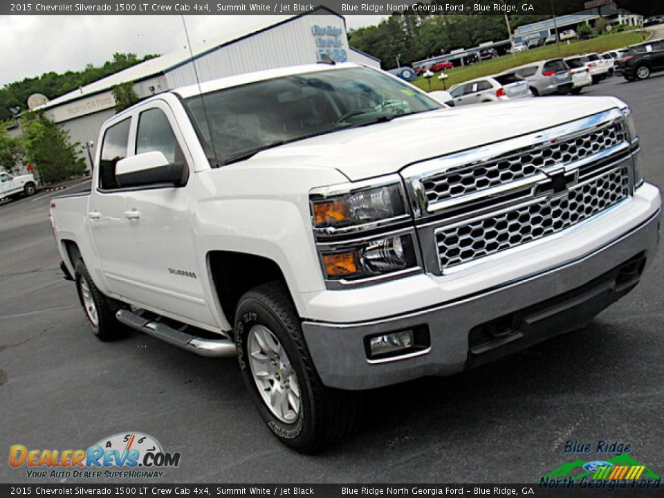 2015 Chevrolet Silverado 1500 LT Crew Cab 4x4 Summit White / Jet Black Photo #26